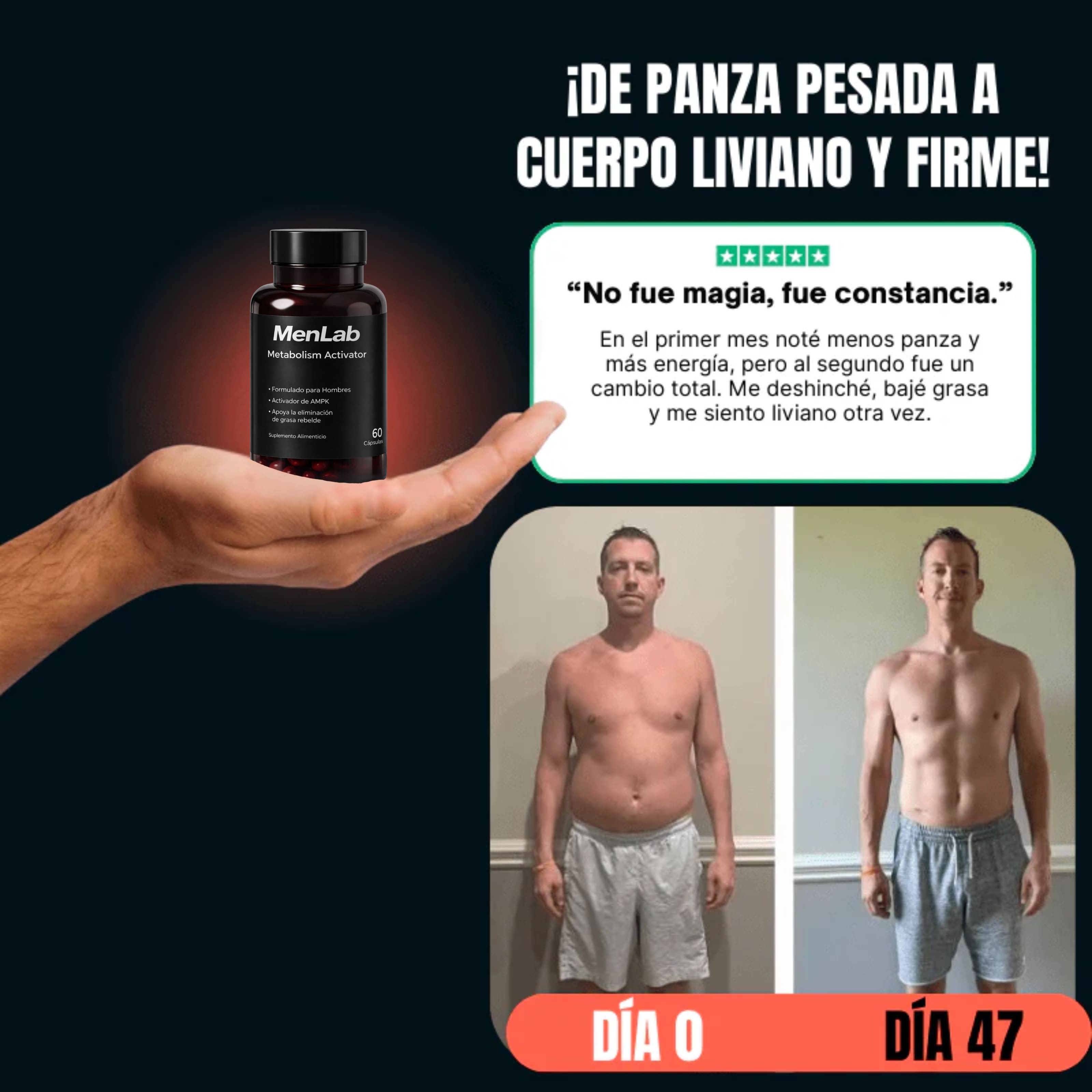 SUSCRIPCIÓN | MenLab® - Recuperá un aspecto firme y masculino.